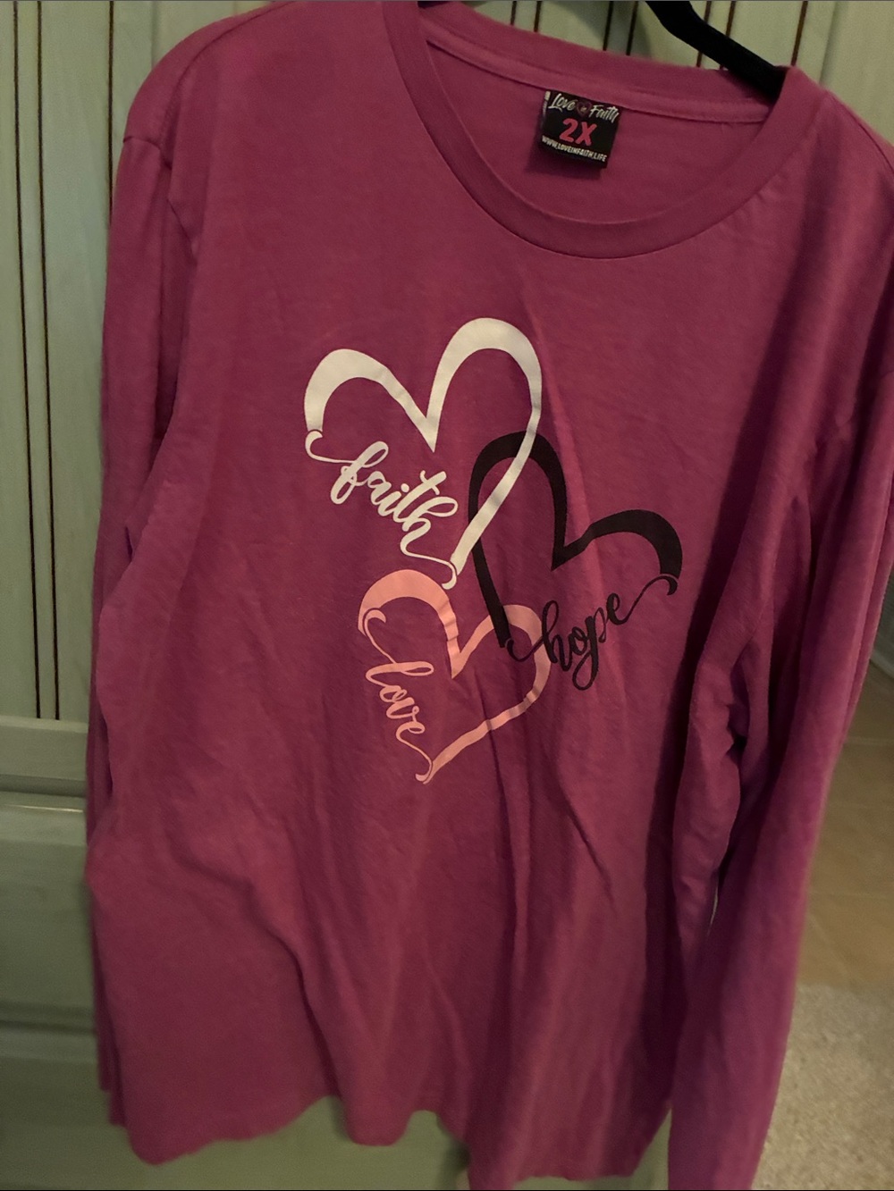 Ladies long sleeve Tshirt